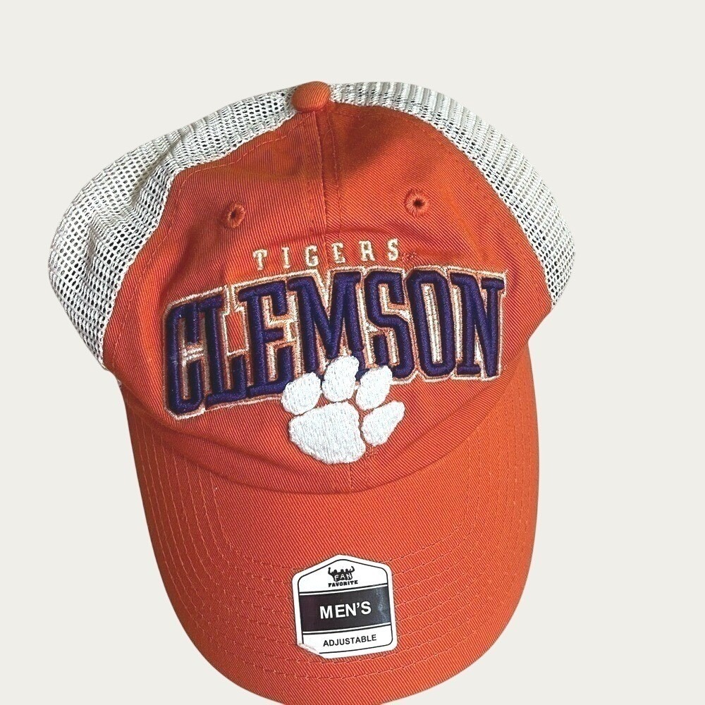 Clemson Tigers Snapback Hat NCAA Orange Mesh Adjustable Fan Favorite One Size